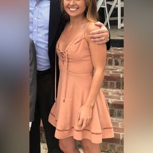 Lovers and Friends peachy nude dress, size XS